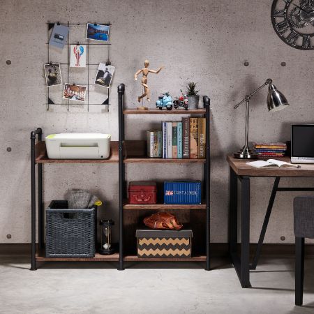 Designed with an open shelf.
